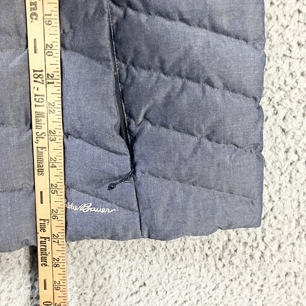 Eddie Bauer Vest Womens XXL Gray EB650 Down Quilted Puffer Winter Warm Outdoor - Picture 6 of 8